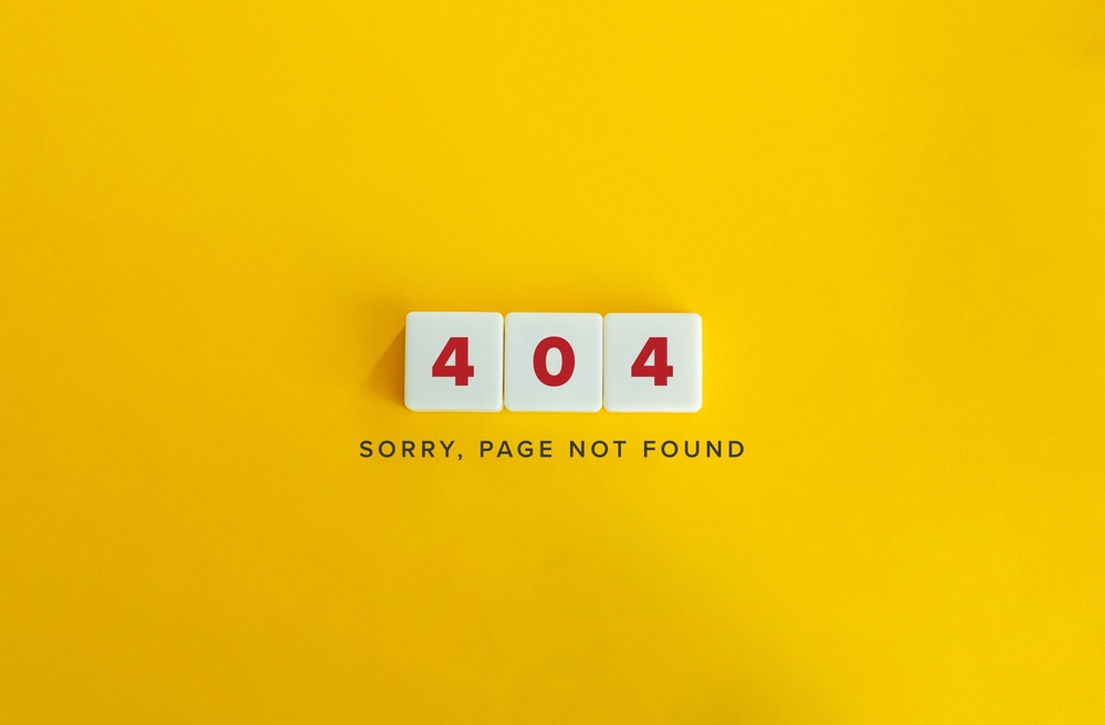 404,Error,Page,Not,Found,Concept.,Block,Letters,On,Bright