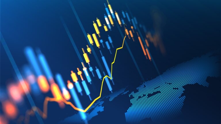 Stock,Market,Or,Forex,Trading,Graph,In,Futuristic,Concept,Suitable