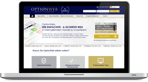 optionweb screen