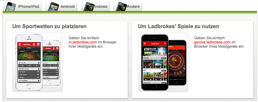 Ladbrokes Mobil