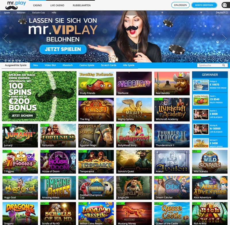 Mr. Play Website