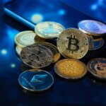 Several,Golden,Cryptocurrencies,Highlighting,The,Bitcoin,Coin,With,Graphics,In