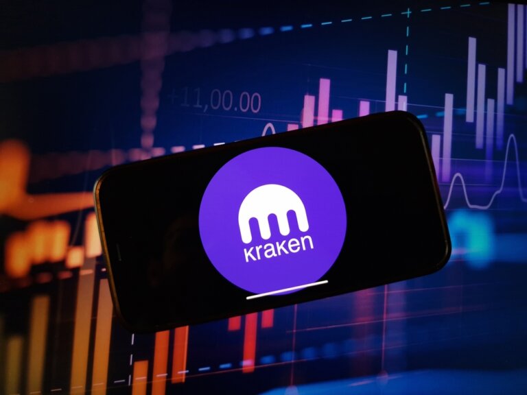 Konskie,,Poland,-,January,05,,2024:,Kraken,Cryptocurrency,Exchange,Logo