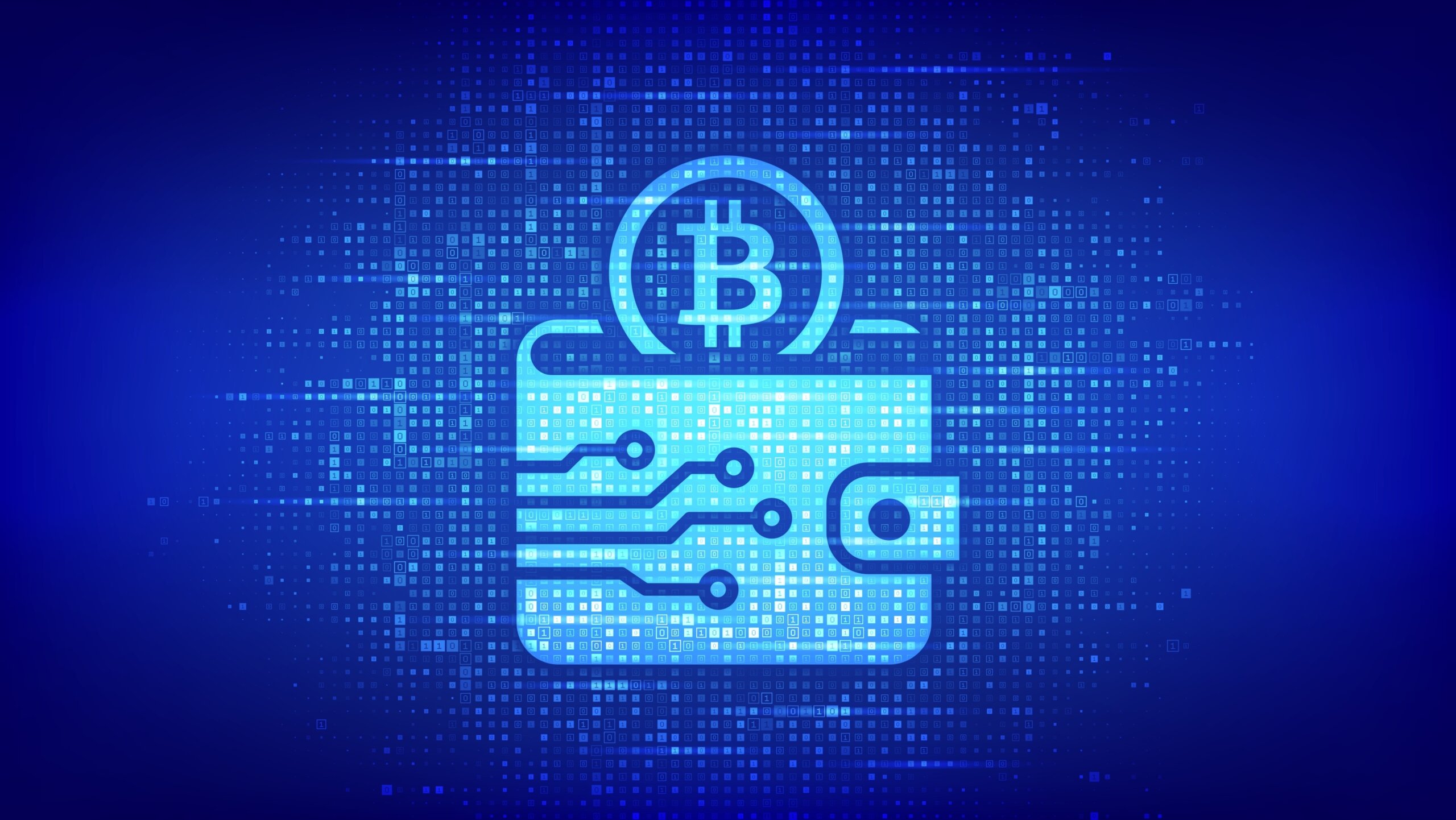 Crypto,Wallet,Icon,With,Bitcoin,Made,With,Binary,Code.,Digital