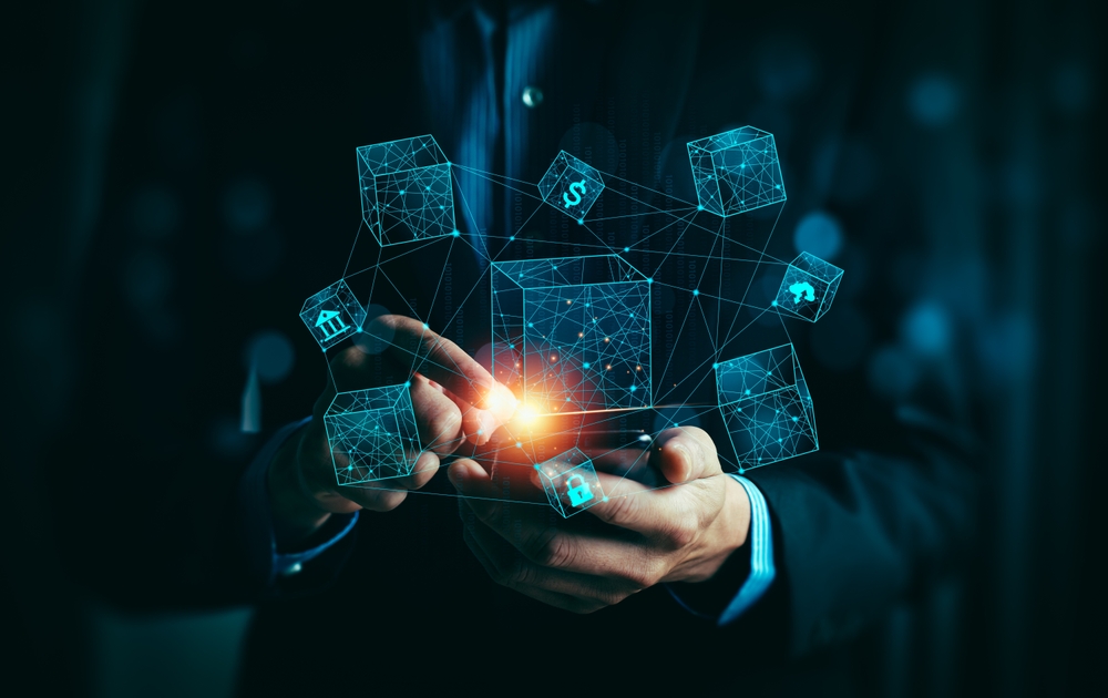 Blockchain,Technology,Concept,,Revolutionizing,Industries,,Exploring,The,Boundless,Potential,Of