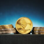 Stacks,Of,Shiny,Ethereum,Cryptocurrencies,Are,Artistically,Arranged,On,A
