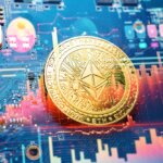 Cryptocurrency,Ethereum,(eth),Gold,Ethereum,Coin,On,Trading,Business,Charts