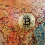Digital,Currency,Concept,-,Crypto,Currency,Bitcoin,On,Map,Of