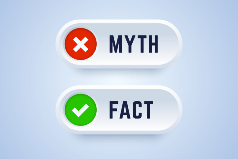 Myth,And,Fact,Buttons.,Banners,For,True,Or,False,Facts