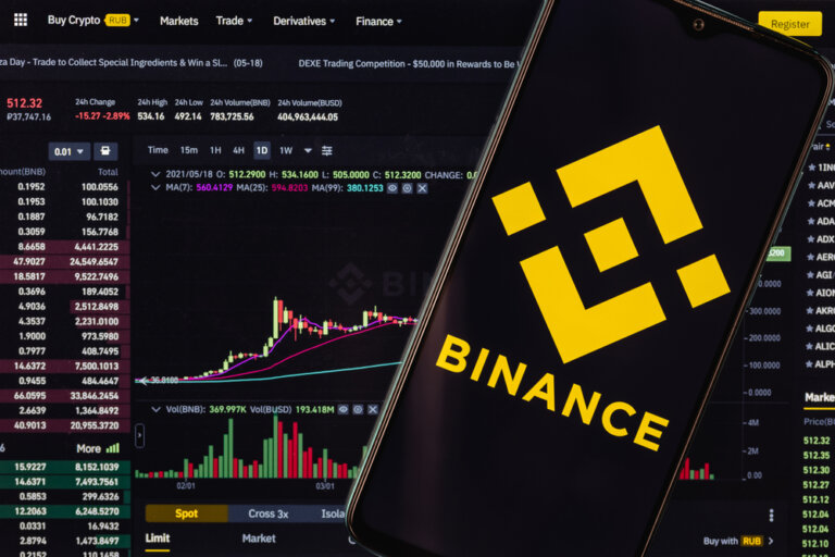 Kazan,,Russia,-,May,18,,2021:,Binance,Is,Cryptocurrency,Exchange