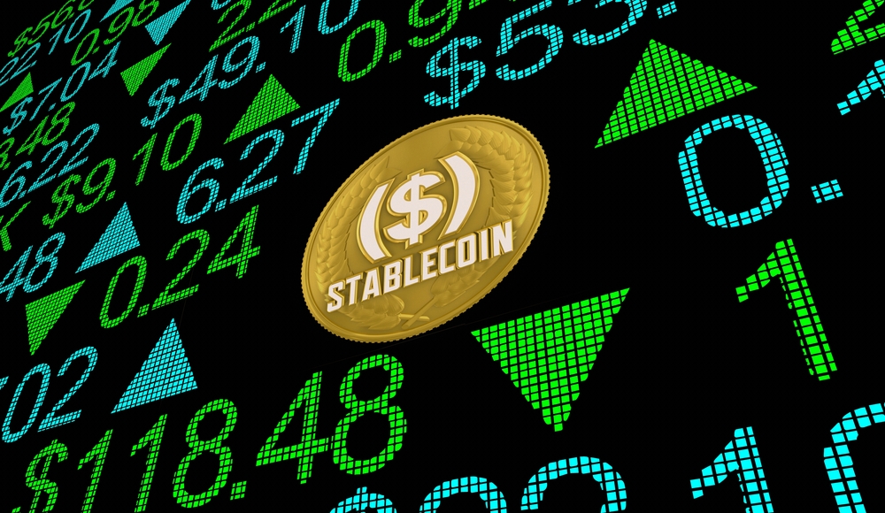 Stablecoin,Stock,Market,Cryptocurrency,Trading,Prices,Investment,3d,Illustration
