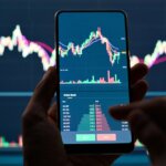 Crypto,Trader,Investor,Broker,Holding,Finger,Using,Cell,Phone,App