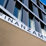 Symbolic,Image,And,Lettering,Of,The,Tax,Office,In,Germany.
