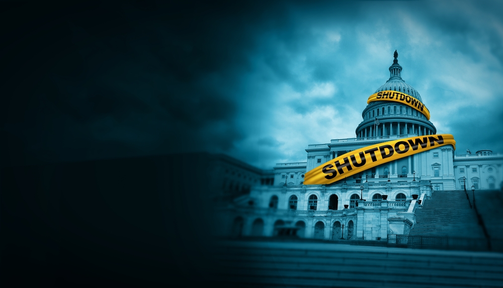 American,Government,Shutdown,And,Usa,Closed,Services,And,United,States