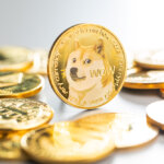 Golden,Dogecoin,Coin.,Cryptocurrency,Dogecoin.,Doge,Cryptocurrency.