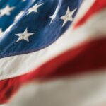 Bold,And,Vibrant,American,Flag,Waving,In,Bright,Sunlight.,For